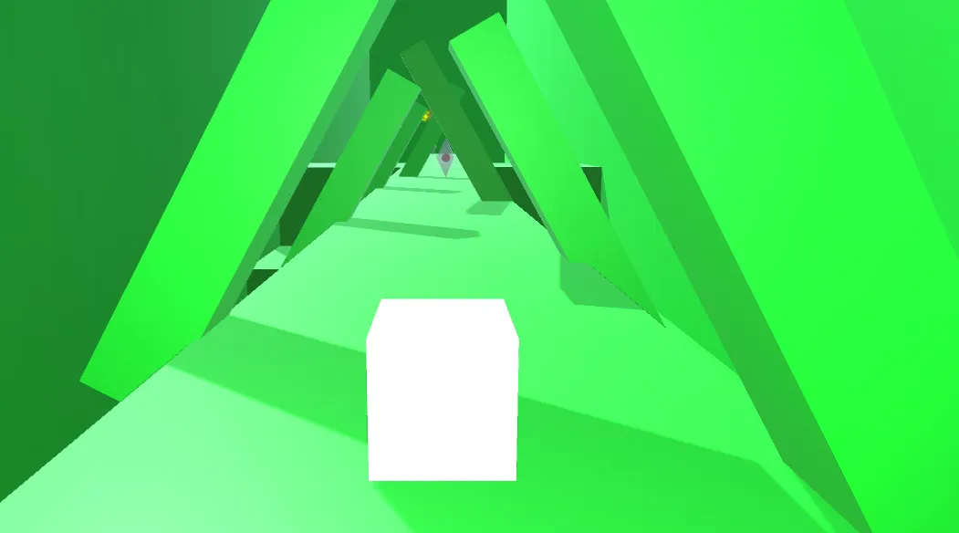 Screenshot of Level Green of Cube